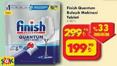 FİNİSH QUANTUM BULAŞIK MAKİNESİ TABLETİ